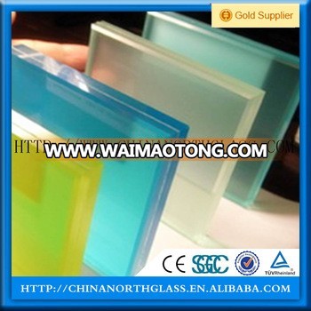 Clear frosted tint tempered laminated glass m2 price 6.38mm 7mm 8mm 12mm 15mm think for